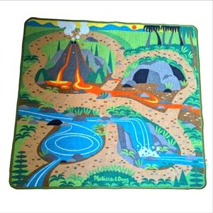 Melissa & Doug Prehistoric Playground Dinosaur Play Rug 34"x38"